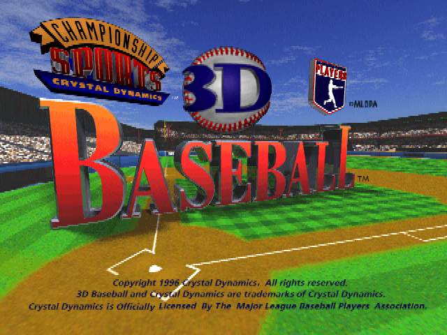 3D Baseball screenshot 4 for Playstation